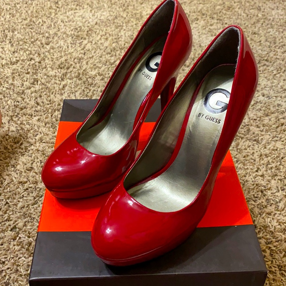 Guess red Heels